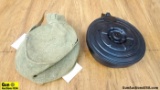 Russian Military Surplus 7.62x39 Drum Magazine. Like New. Black, Round Drum, 75 Round 7.62x39 mm Mag