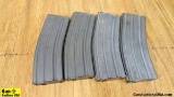 Adventureline Mfg. 5.56 Magazines. Very Good. Lot of 4; 30 Round Steel Magazines for AR15.. (56899)