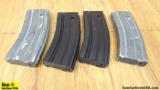 D&N Industries, Center Industries 5.56 Magazines. Good Condition. Lot of 4; Steel 30 Round Magazines