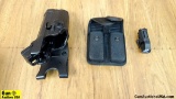Black Hawk, Bianchi Gun Accessories. Good Condition. Lot of 3; #1 is a Nylon, Double Mag Pouch, # 2