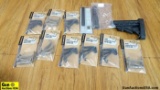 Magpul, Rock River Arms, Etc. Gun Accessories. NEW. Lot of 12 #1 is a AR- Stoner, Receiver Extension