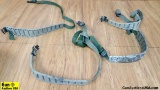 Claw Slings Slings . Very Good. Lot of 4; Army Green Claw Slings. . (55185)