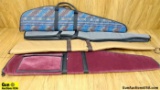 Koplin, Ace Case, Etc. Rifle Cases. Good Condition. Lot of 4; Soft Rifle Zipper Cases. . (55284)