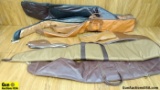 Drybak, Sears, Bucheimer, Etc. Zipper Cases. Good Condition. Lot of 7; Soft Zipper Rifle Cases. . (5