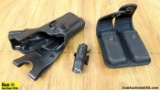 Blackhawk, Bianchi Light, Holster. Very Good. Lot of 3; One Gun Light, One Black Polymer Holster for