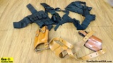 Viking, H&K, Eagle Holster, Pouch . Good Condition. Lot of 3; One Shoulder Holster, Magazine Pouch a