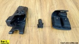 Blackhawk Light, Holster, Pouch. Very Good. Lot of 3; One Nylon Mag Pouch, One Blackhawk Polymer Pis
