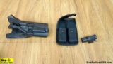 Blackhawk Holster, Pouch. Good Condition. Lot of 2; Black Hawk Polymer Holster for a Glock 20 or 21,