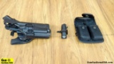 Black Hawk, Xiphos Holsters, Mag Pouch, light. Good Condition. Lot of 3: Black Polymer, Black Hawk H