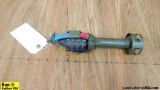 Military Surplus Grenade. Very Good. One Rifle Grenade Adaptor in OD Green with Pineapple Inert Gren