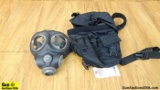 NBC/95 Gas Mask Gas Mask. Excellent Condition. Black NBC/95 Gas Mask in a Black Nylon Carry Case, .