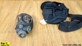 NBC/95 Gas Mask Gas Mask. Good Condition. Black NBC/95 Gas Mask in a Black Nylon Carry Case, . (5634