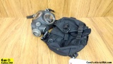 NBC/95 Gas Mask Gas Mask. Very Good. Black NBC/95 Gas Mask in a Black Nylon Carry Case, . (56340)