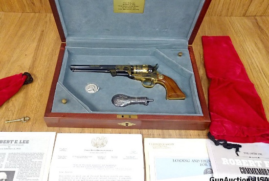 Italian 1851 NAVY COLT .36 Caliber GENERAL LEE COMMEMORATIVE Revolver. Like New. 7.5" Barrel. Absolu