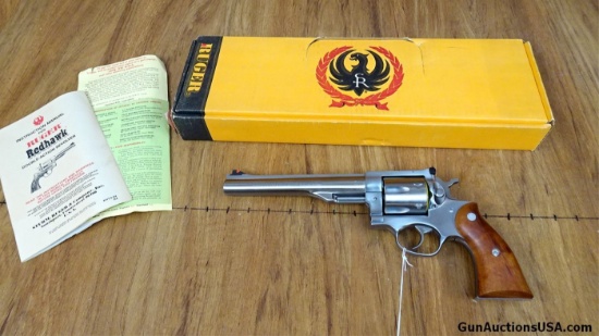 Ruger REDHAWK .41 MAGNUM APPEARS UNFIRED Revolver. Excellent Condition. 7.5" Barrel. Shiny Bore, Tig