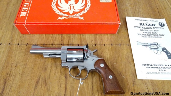 STURM, RUGER & CO. INC. security-six .357 MAGNUM Revolver. Very Good. 4" Barrel. Shiny Bore, Tight A