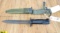 Imperial Manufacturing M5A1 COLLECTOR'S Bayonet. Excellent Condition. For a Garand Rifle, Made By Im