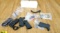 Cross Machine Tools, Etc. Gun Parts. Excellent Condition. Lot of 9; Rifle Grips, and a Box of Spring