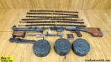 Russian RPD COLLECTOR'S Machine Gun Parts. Very Good. Russian RPD Machine Gun Parts Kit with D Mille