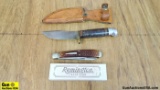 Remington, Etc. Knives. Good Condition. Lot of 2: One Remington