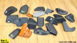 Sticky, N82 Tactical, DeSantis, Etc. Holsters. Very Good. Lot of 19: Assorted Pistol and Mag Holders