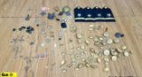 U.S. Militaria MILITARIA COLLECTOR'S Buttons, Medals, Etc. . Good Condition. Assorted Army Uniform B