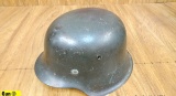 German Militaria MILITARIA COLLECTOR'S Helmet. Very Good. Stahlhelm Steel Helmet, WWII Era, with Ori
