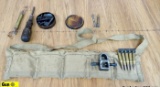 British Bandoleer with Ammo. British Bandoleer With Ammo. Includes Armorer's Tool and Sight Parts. .