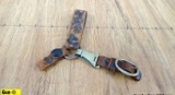 German Militaria COLLECTOR'S Knife Harness. Fair Condition. Leather and Metal Harness for a Knife. .
