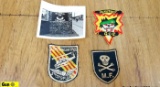 Vietnam Militaria COLLECTOR'S Patches, Photo. Good Condition. Lot of 4; 3 Patches and One Photo of P