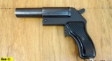 Chinese Militaria 25 MM Single Shot COLLECTOR'S FLARE PISTOL . Good Condition. Single Shot, All Stee