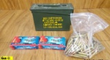 Aguila, FC, Etc. 7.62x51 Ammo. Approx. 150 Rounds, with Steel Ammo Can.. (60191)