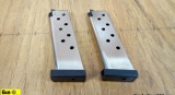 M4040 9MM Magazines . Excellent Condition. Lot of 2, 8 Round Magazines. . (61604)
