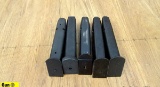 Unknown 9 MM Magazines. Excellent Condition. Lot of 5; Magazines for CZ75. (61776)