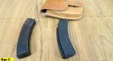 Military Surplus 7.65/.32 Caliber Magazines. Excellent Condition. Lot of 2; Magazines with Pouch. .