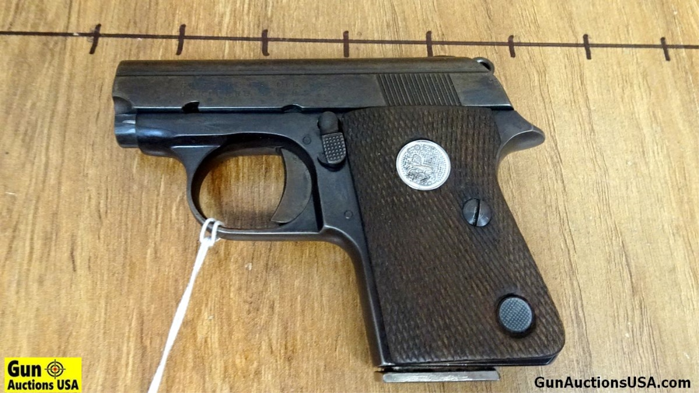 Targa In Metallo Vintage Anjoes - Riproduzione Pubblicità Colt Firearms 1925, 20x30 Cm - Decorazione Da Parete Per Bar, Garage E Ufficio