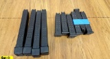 Glock, Etc. .40Caliber, 10MM Magazines. Very Good. Lot of 10; Three 15 Rd .40 caliber Mags, Four 29