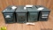 Military Surplus Ammo Cans . Good Condition. Lot of 4; Steel Ammo Cans. . (58666)