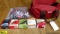 Winchester, Federal, Estate, Etc. 12 Ga. Ammo. Approx . 200 Rds. Includes Red Duffle Bag. . (64929)