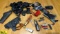 Safari Land, Don Hume, Alien Gear, Etc. Holsters, Knives , Mag. Good Condition. Assorted Holsters an