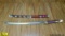 Samurai Sword with Sheath. Excellent Condition. Overall Length 41