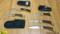 Buck, Schrade +, Knives. Good Condition. Lot of 5; Four Buck and One Schrade Knives. . (64132)