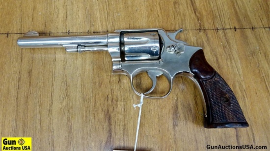 S&W .32 WINCHESTER Revolver. Good Condition. 5" Barrel. Shootable Bore, Tight Action Nickel Finish,