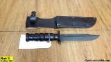 Camillus Fighting Knife Knife. Very Good. 7