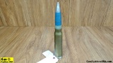 U.S. Military Surplus 37MM COLLECTOR'S Practice Shell. Very Good. Blue Practice Shell, INERT, 11.5