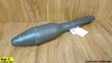 U.S. Military Surplus SUPER BAZOOKA Rocket. Very Good. 3.5