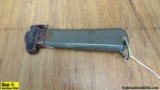 Bund Knife. Fair Condition. Post WWII Paratrooper Gravity Knife. Retractable. OFW Printed on Blade.