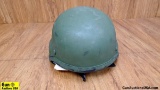 Seg Armor Helmet. Good Condition. NIJ Level 3 A Ballistic Helmet. Size Medium, Padded with Chin Stra