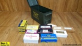 Winchester, Western, Fiocchi, Blazer .38 Special Ammo. 600 Rds, Assorted with Metal Ammo Can. . (586