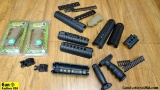 Falcon Industries, Etc. Gun Parts . Very Good. Various Grips for the AR15 Platform. Includes Back up